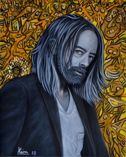 Oil Painting > Road Trip > Thom Yorke - Click Image to Close